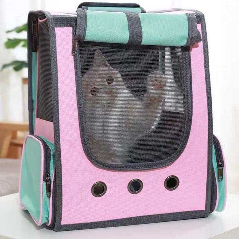 Balo Vận Chuyển Chó Mèo DÁNG ĐỨNG Size Lớn 8KG Chống Nắng Thoáng Mát Cho Thú Cứng Hoshi Pet BL07