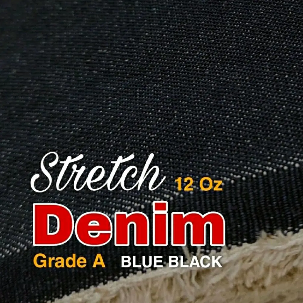 Kain Denim 12oz eceran per 0,5meter cocok buat jaket,celana jeans,rompi bagus berkualitas