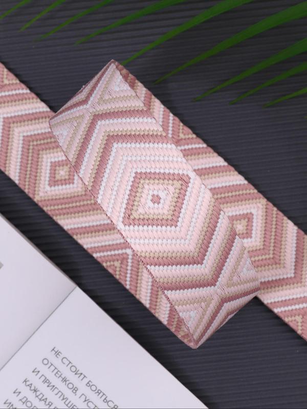 Fashionable Ethnic Pattern Design Bag Strap, Adjustable Shoulder Strap for Travel, Casual Versatile Bag Strap for Women & Men 3