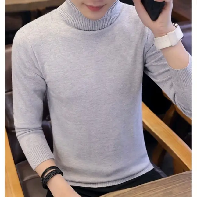 KAOS TURTLENECK LENGAN PANJANG PRIA/KAOS KRAH TINGGI PRIA 4