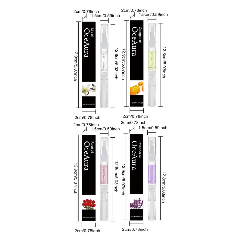 Nail Care Oil Pen, Moisturizing Nail Care Oil for Nail Strengthening, Nourishing Nail Care Product for Women & Girls 1