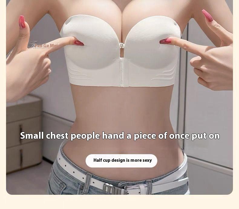Product Introduction of Áo Ngực Không Dây, Dành Cho Nữ, Chống Trượt, Thích Hợp Cho Váy Hai Dây, Thiết Kế Nâng Ngực, Trễ Vai Và Trễ Vai, Kiểu Áo Ống, Khóa Trước, Vô Hình 17