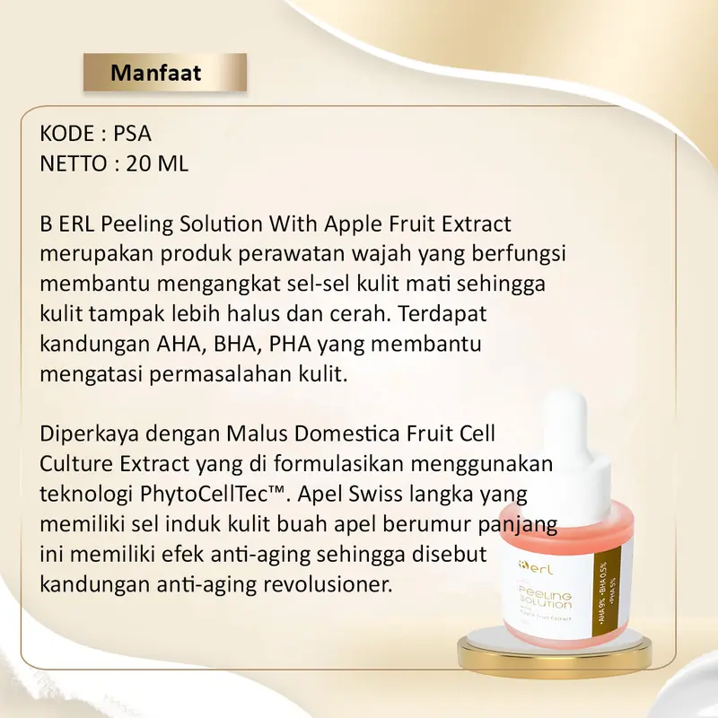 B ERL Cosmetics Peeling Solution WithAppel 3