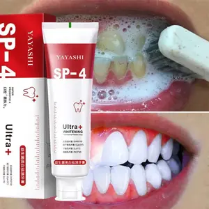 YAYASHI Whitening toothpaste Pasta Gigi Probiotik SP-4 Gigi putih 100g Pasta gigi pemutih gigi dan karang gigi Mousse Pemutih Gigi Nafas Segar Menghilangkan plak dan gigi berlubang