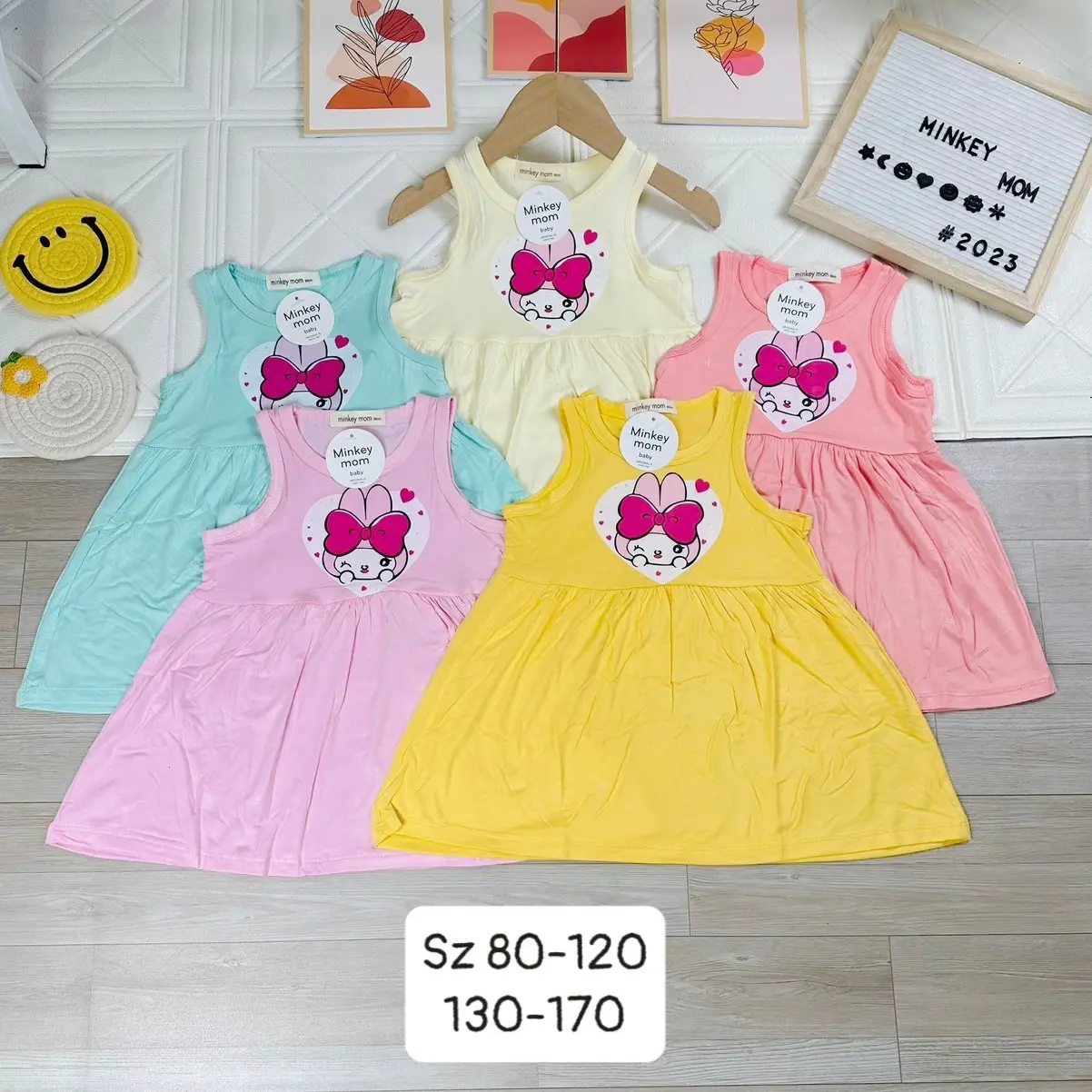 ( Xả hàng lẻ size 39k) (5-25kg) Đầm ba lỗ chất thun lạnh mềm mịn mát
