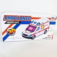 Gambar Mainan Mobil Ambulans Anak Bisa Jalan Belok Berputar Sendiri Bump & Go Lampu 3 Dimensi Ambulance Car dari Dinasty Mainan Anak Kab. Tangerang 3 Tokopedia