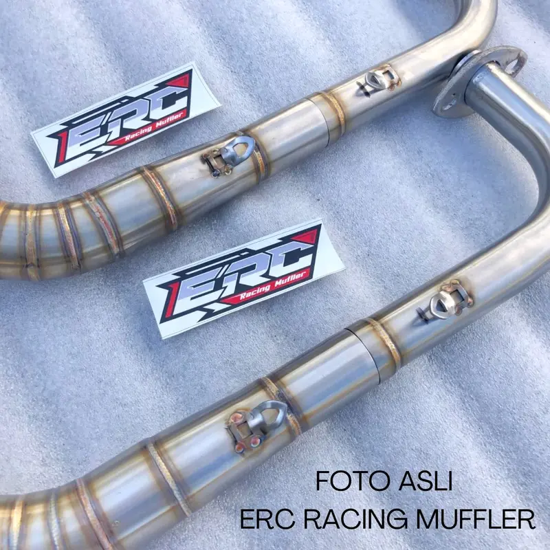 LEHER ONLY STAINLESS SAMLONG ERC KNALPOT RACING 2
