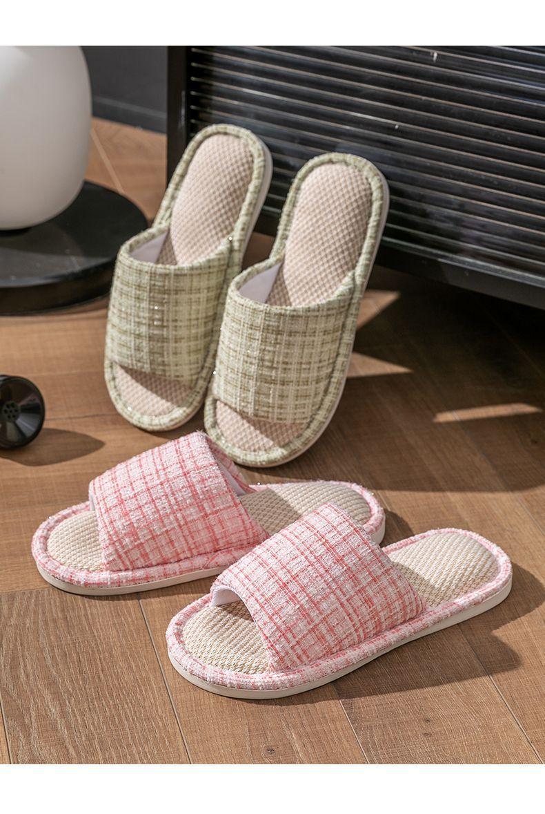 Product Introduction of Slippers Home Breathable Soft Comfortable Women's Four Seasons Indoor Slippers Unisex Flipflop Footwear Slide Girl Walking Shoes 7