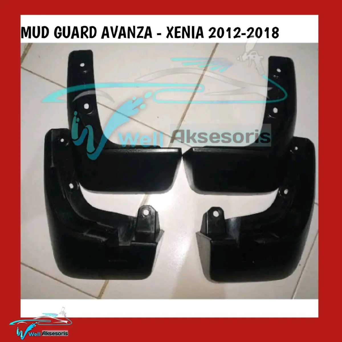 MUD GUARD KARPET LUMPUR SPAKBOR ALL GRAND NEW AVANZA XENIA 2012-2018