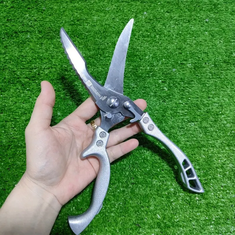 Kéo Cắt Xương Gà,Vịt Thép SK5 Không Gỉ Lực Cắt Mạnh,Rất Bén Loại Tốt keo cat gavit 3