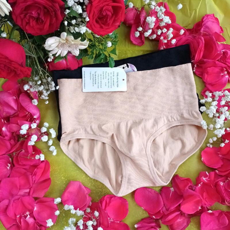   45 đến 65kg  Combo 3 Quần lót gen lưng cao ôm bụng tạo dáng vải dệt Voi chất gen lưng cao hỗ trợ ôm bụng dệt kim-Tet ÁO Women Nữ quannit bung 