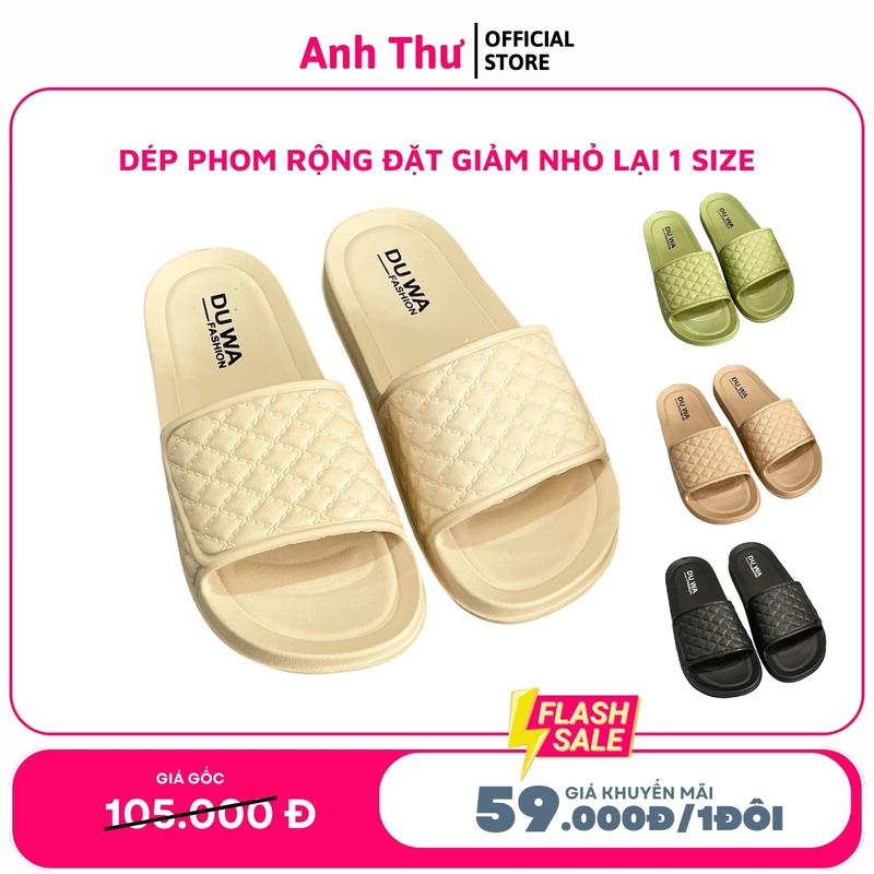 Dép nữ quai ngang siêu xinh đế chống trượt chất Eva nhẹ tênh chống nước màu đen, nâu, kem, xanh bơ size 36 đến 39