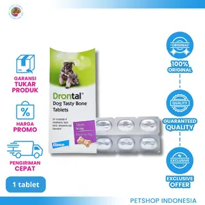 Drontal Dog Tablet – Obat Cacing Anjing Spektrum Luas