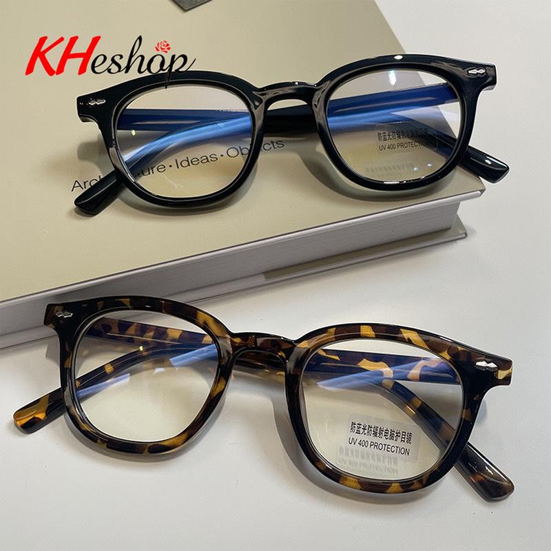 [Mã HY1141] Kính 0 độ Hàn Quốc thiết kế dạng mắt màu siêu Sang Chảnh, có thể thay tròng cận Mắt Kính Nam