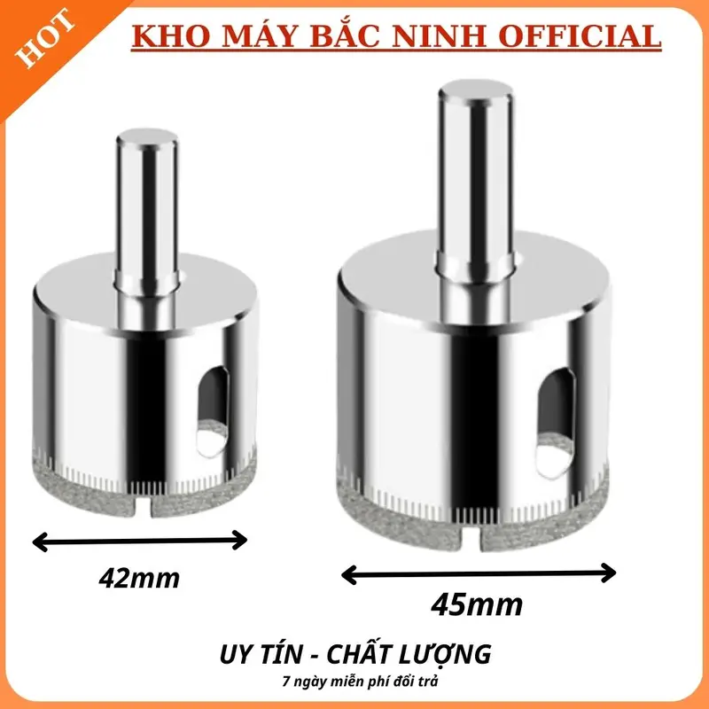 Mũi khoét kính Vau 8mm - 60mm, mũi khoan đá và gạch gốm sứ hợp kim cao cấp chính hãng. 5