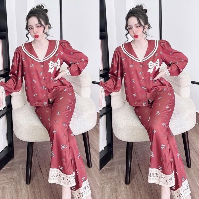 TDQD CỔ NEW TAY PHỒNG!!! Chất lụa latin - phom 40< 60kg  Hàng e may kĩ đẹp có túi quần 5