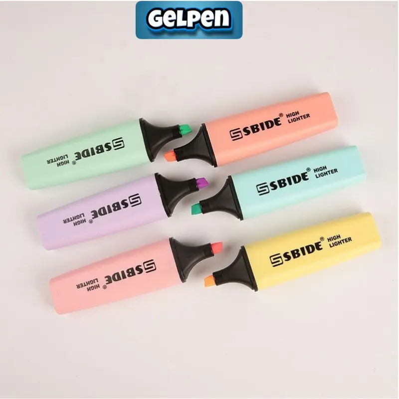 Bút dạ quang màu Pastel, bút đánh dấu highlight,nhiều màu marker dạ quang GelPen nhiều màu sắc
