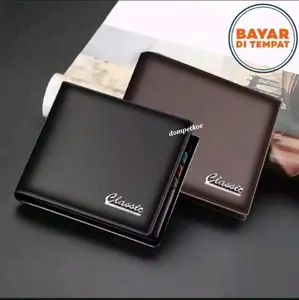 Dompet Pria Murah Keren Anak Muda Terbaru Bahan Premium Model Lipat Dua Nylon Waterproof