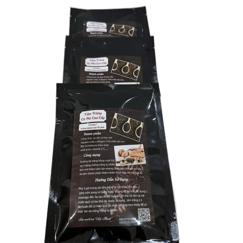 Tắm trắng cà phê cao cấp Dưỡng Body (Mua 5 gói tặng 2 gói) Dưỡng Da Body 4