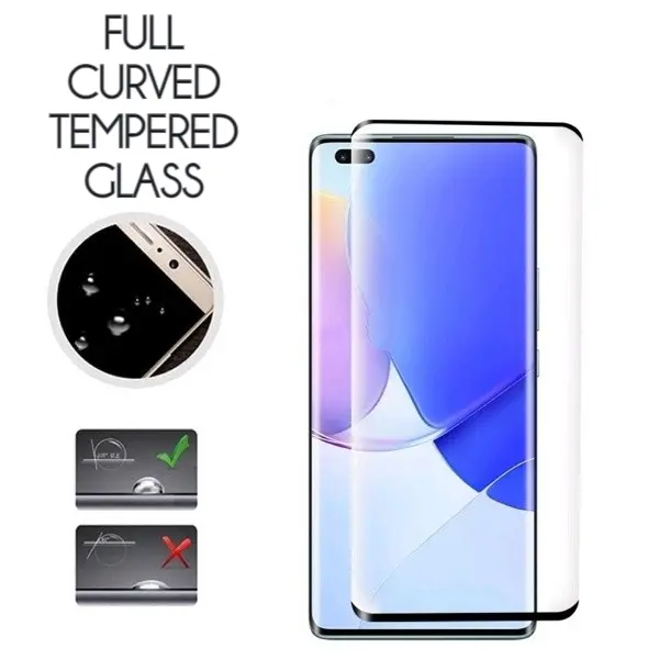 FULL CURVED TEMPERED GLASS FOR SAM S8 S9 S10 S20 S21 S20 S22 ULTRA NOTE 8 9 10 PLUS Accessory Portable Protection Cellphone Cover Handheld Protective Screen Protector