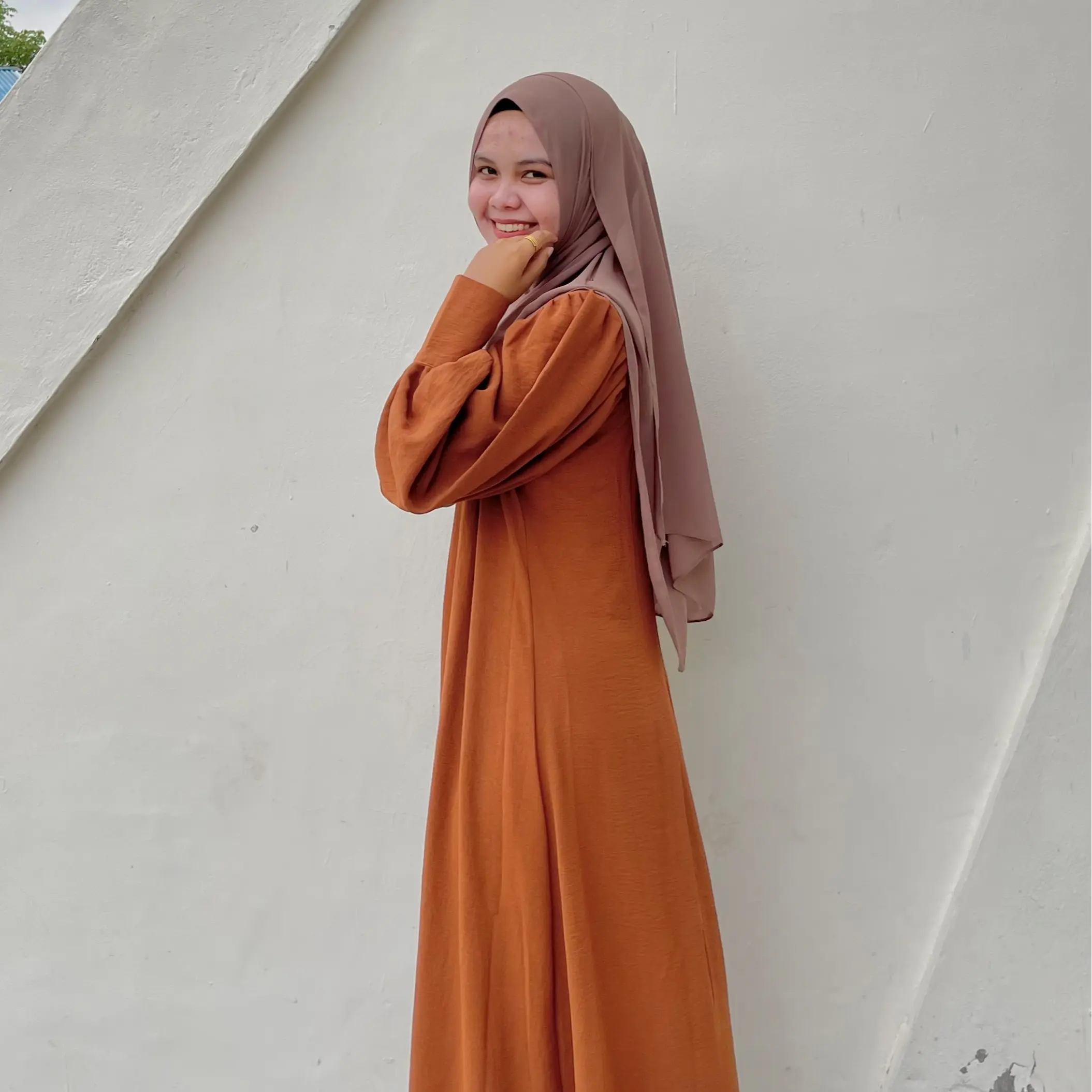 Haura Dress | Gamis Lengan Balon