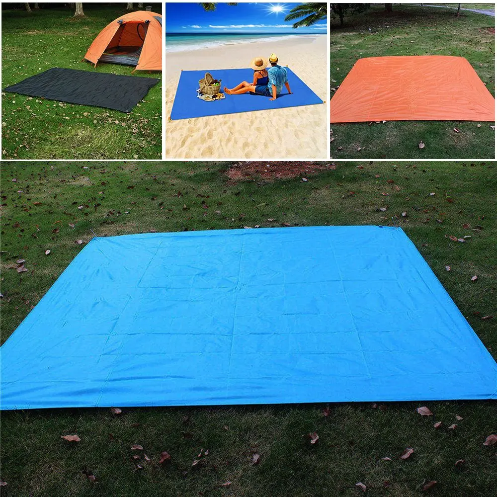 7 colors Travel Blanket Foldable Beach Blanket Waterproof Mattress Camping Ground Mats Outdoor Picnic Mat