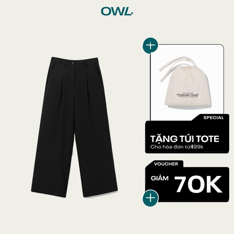 Quần tây nữ Owlbrand Loose Trouser AAO