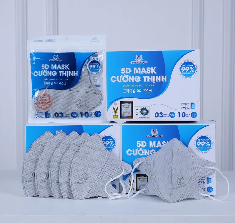 Thùng 200 Chiếc Khẩu Trang 5D Cường Thịnh 2