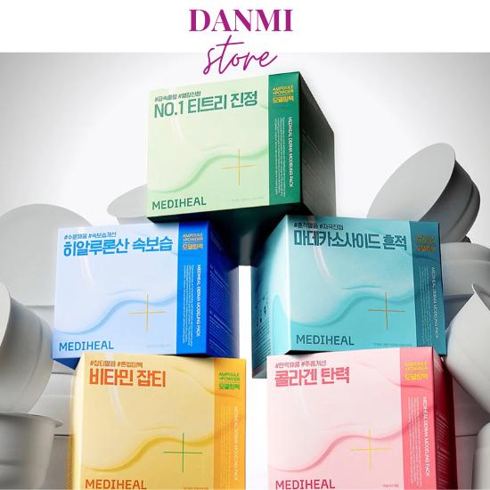 Mặt nạ dẻo MEDIHEAL Derma Modeling Pack giúp cấp ẩm, tăng độ đàn hồi cho da Hàn Quốc