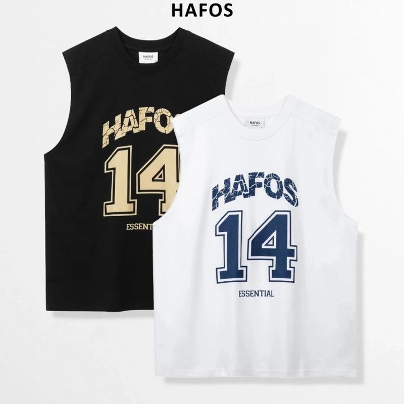 Áo ba lỗ nam HAFOS FORTE, áo TANKTOP FORTE, cổ tròn, chất vải Thun  Cotton mềm mịn, co giãn 2 màu trắng, đen hình in sắc nét Menswear