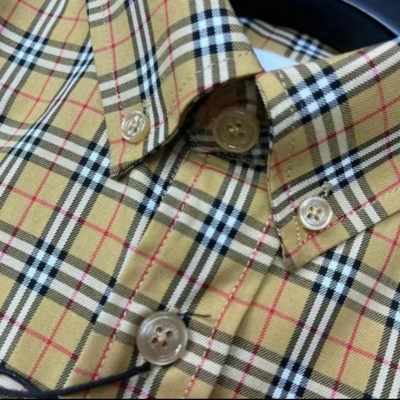 Áo Sơ Mi Nam Tay Dài Phối Sọc Caro Phong Cách Trẻ Trung Và Sang Trọng, Vải Xịn Dễ Phối Đồ Menswear Kate 5