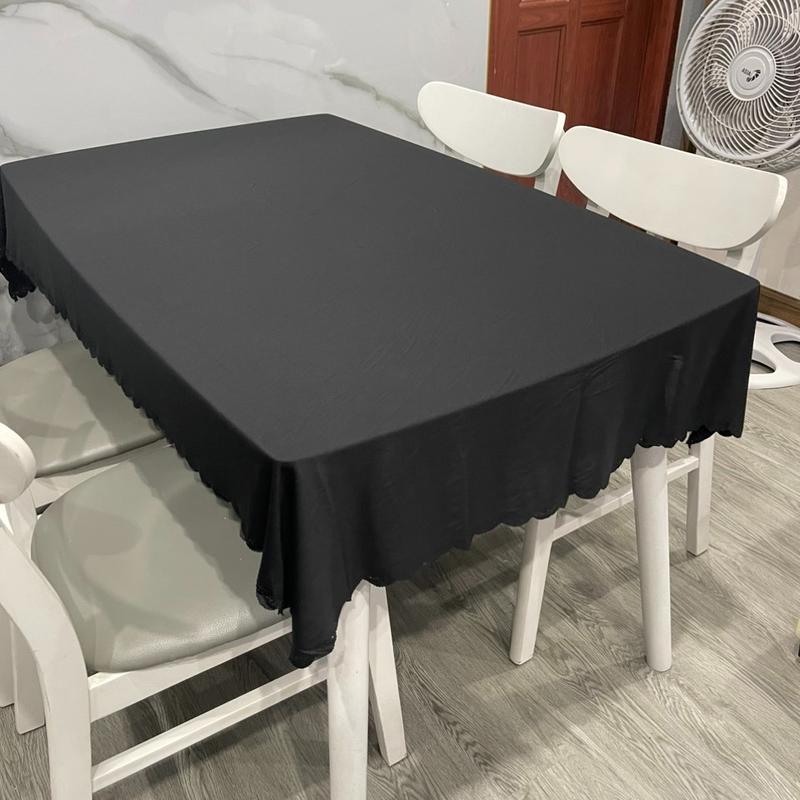 Khăn Trải Bàn Vải Thun Lót Dày Dùng Cho Bàn Họp, Bàn Giáo Viên, Bàn Tiệc Hội Nghị 1m x 1m6