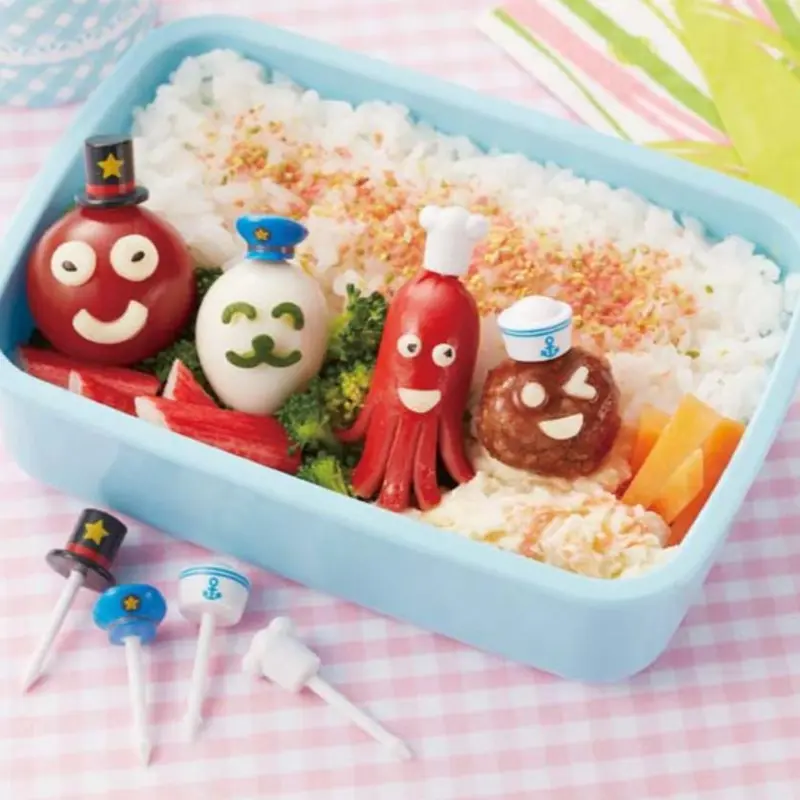 LP Food Pick Tusukan Bento Foodpicks Bento Tools Garpu Bento Pick Hat alat buah 0