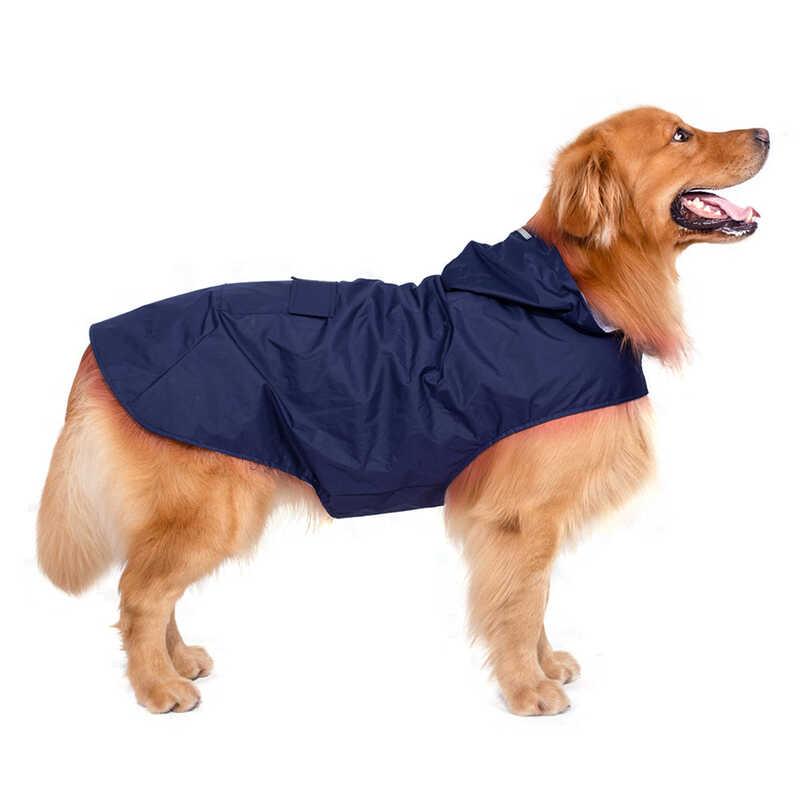 Product Introduction of Dog Small Large Waterproof Clothes Reflective  Rain Coats Hooded Jacket Raincoat Chihuahua Pet plies 28