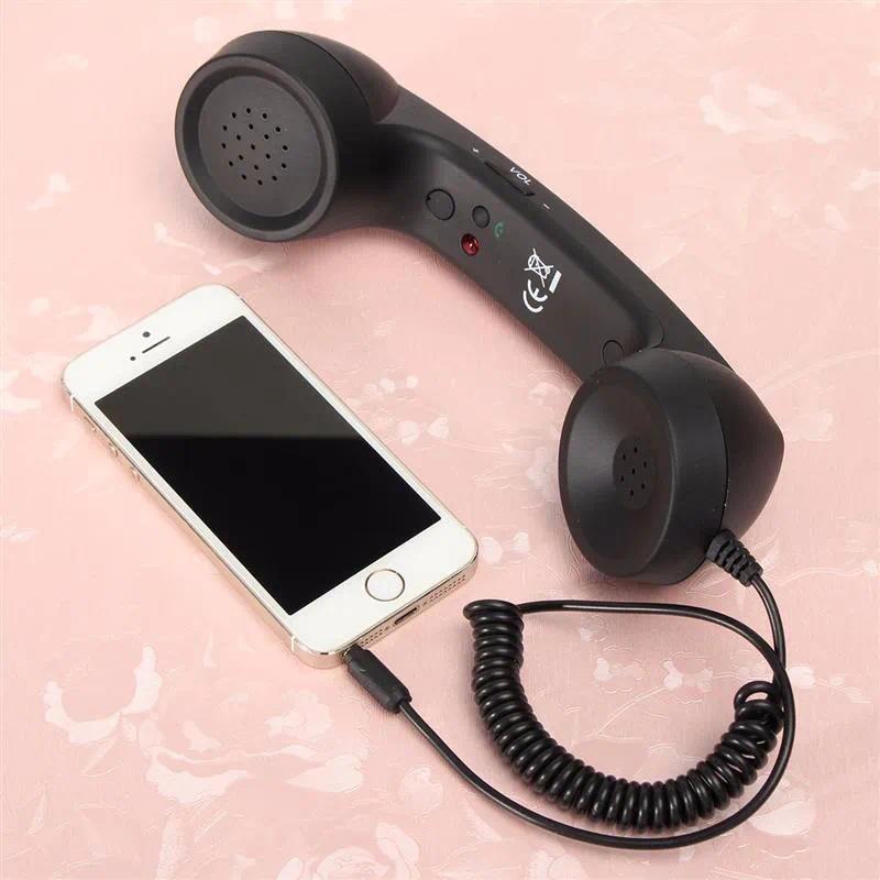 Bộ Thu Điện Thoại Di Động Bộ Thu Điện Thoại, Bộ Thu Tai Nghe Điện Thoại Cổ Điển Cho Điện Thoại Di Động Giao Diện 3,5Mm