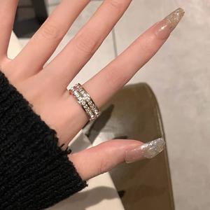 Nhẫn Zircon, Thiết Kế Bầu Trời Đầy Sao Sáng Bóng, Được Làm Bằng Thép Titan, Thích Hợp Cho Phụ Nữ, Giá Cả Phải Chăng, Sang Trọng, Thiết Kế Độc Đáo Nhẫn Cao Cấp, Không Phai Màu, Nhẫn Bạn Thân, Nhẫn Ngón Tay