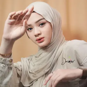 Pashmina Kaos bahan Cotton Rayon Bahan Adem Ringan dan Lembut | Pashmina kaos Jasmine