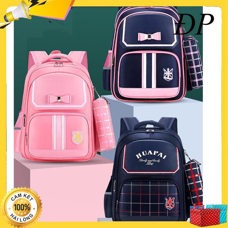 Balo cho bé trai bé gái từ lớp 1- lớp 9 phong cách Hàn Quốc- Cặp sách học sinh hỗ trợ chống thầm nước nhiều ngăn cho bé thoải mái đựng sách vở và đồ dùng học tập balo hoc