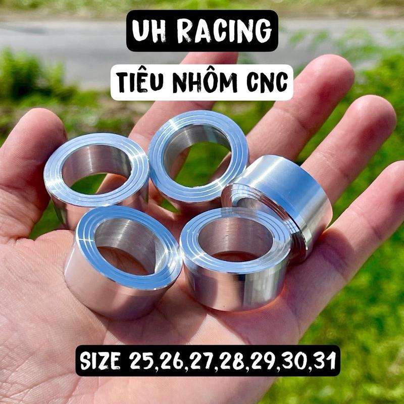 Tiêu tiện Tiêu nhôm CNC gắn pô Uma Spark Redleo Sonic Exciter 135 móc Exciter 150 móc Phụ Kiện Phụ Tùng giảm thanh máy nổ