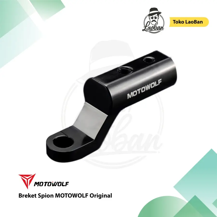 Breket Spion MOTOWOLF Original - Bracket Spion MOTOWOLF Aluminium CNC