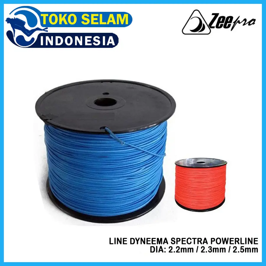 Line Dyneema Tali Dinema Speargun Spearfishing Senar Ikan Spearo Apnea 2,3mm (1 Meter)