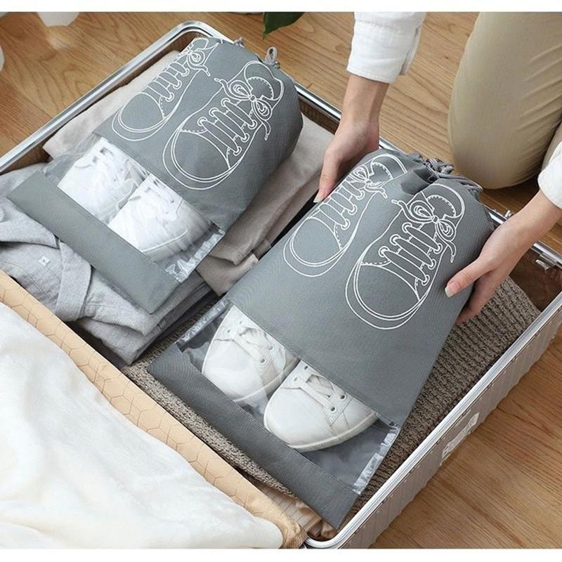 Product Introduction of COMBO 10 TÚI đựnġ GIÀY size lớn 44x32cm Dây Rút Chống Bẩn Du Lịch Size Lớn Với Họa Tiết Thiết Kế Đẹp Mắt Nhung Bag Nam 26