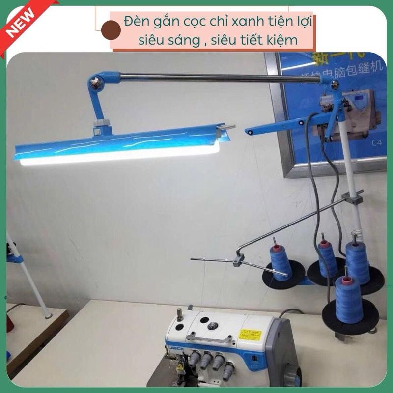 Đèn gắn cọc chỉ xanh tiện lợi siêu sáng , siêu tiết kiệm sử dụng cho các loại máy ngành may 6