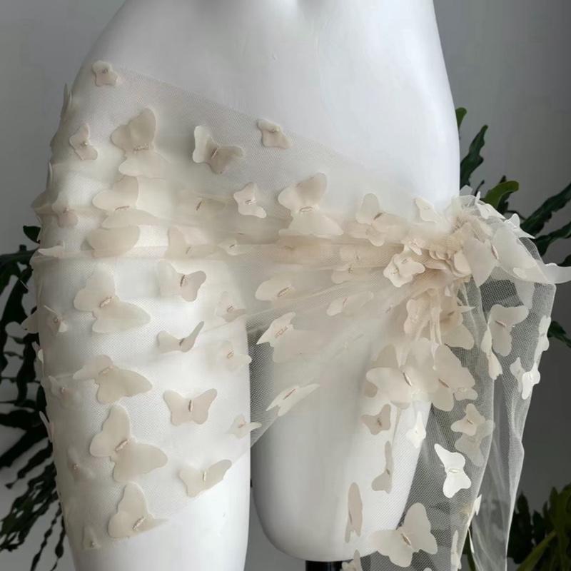 Trendy- Phụ kiện quấn khăn bướm 3 màu dễ phối đồ 3