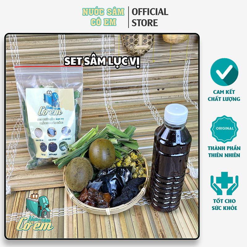 Set nước sâm lục vị thanh nhiệt nước sâm Cô Em - mỗi set Nấu 10L nước