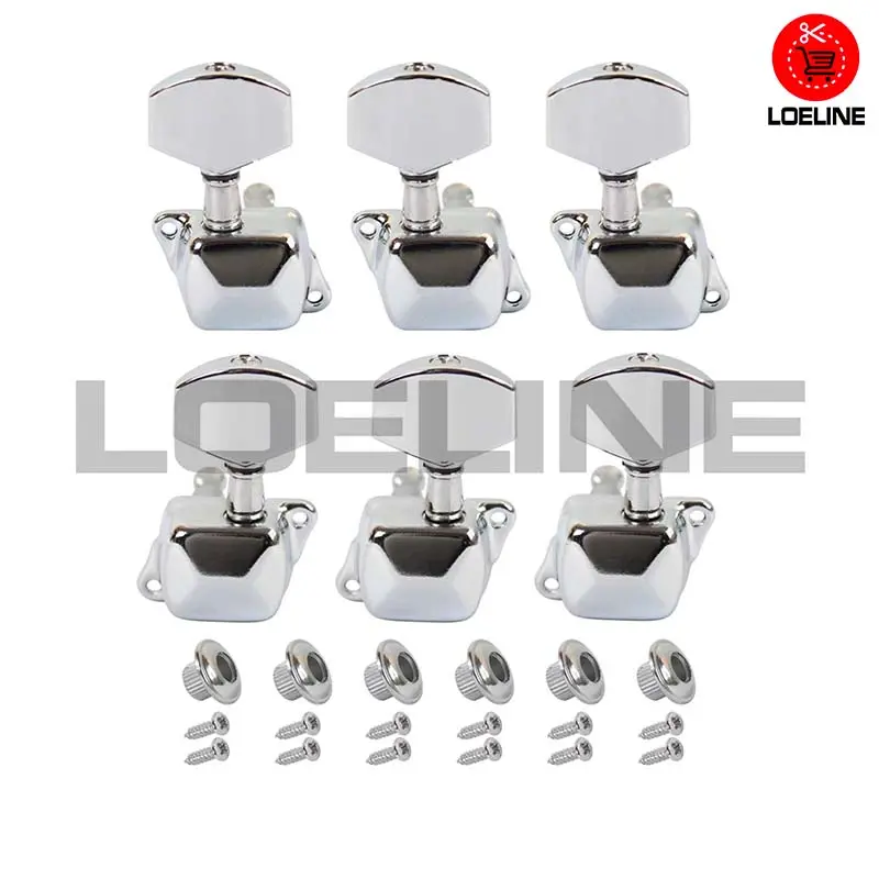 Dryer Putaran Gitar Tuning Peg Akustik Kotak D10 Stainless