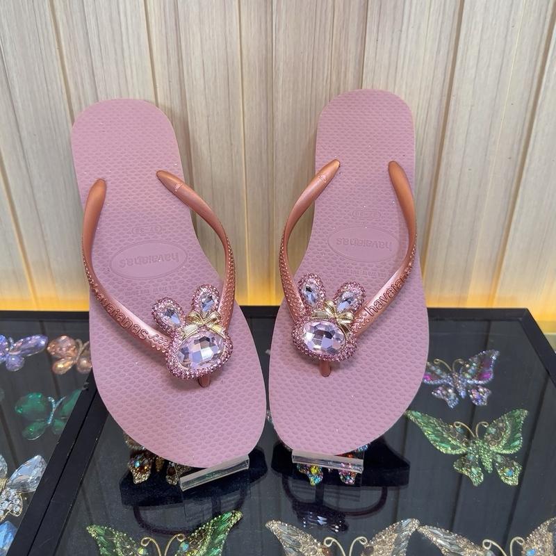  DÉP XỎ NGÓN MÀU HỒNG MIX CHARM   Đặt Đúng Size   Cao Su Shoes GiàY DéP Nữ 