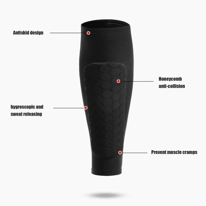 Product Introduction of Sports Soccer Shin Guard Pad Sleeve Sock Leg Support Football Calf Sleeve Shinguard For Adult E6E5 33