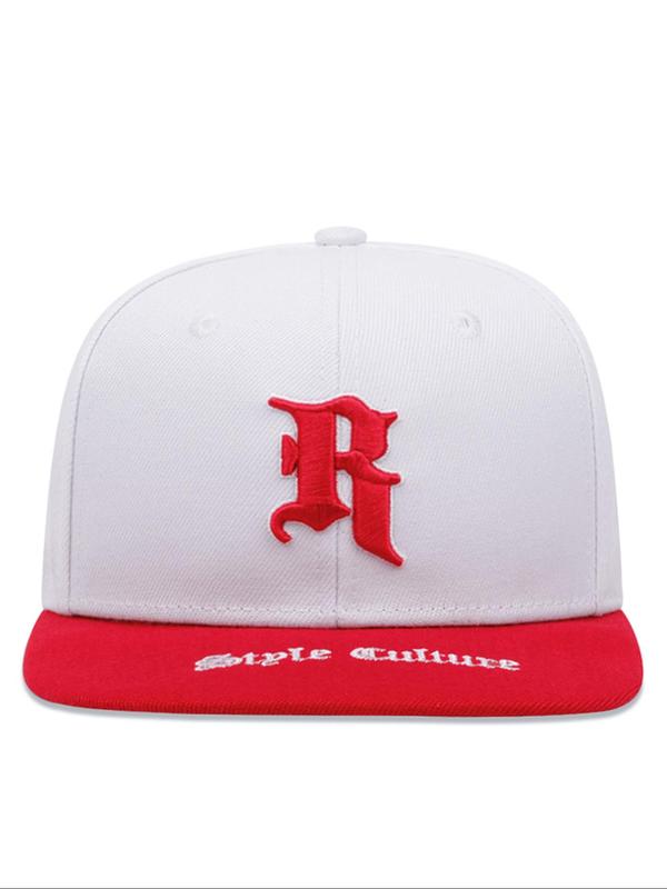 Letter Embroidered Baseball Cap, Casual Street Style Snapback Hat for Men & Women, Fashion Clothes Accessories for Daily Wear 6