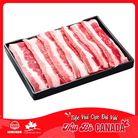 [HOT-SALE-500g] Ba chỉ bò Canada - Cắt nướng